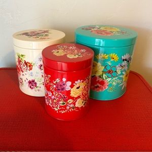 Pioneer Woman Metal Canister Set